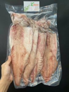 Mực 1 nắng Phú Yên - túi 1kg (3-4 con)