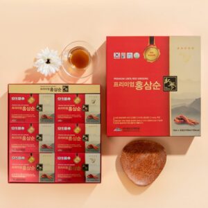 Nước Hồng Sâm Không Đường Daesan Hàn Quốc, Hộp 30 Gói x 70ml