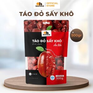 Táo đỏ khô Tân Cương Oh Smile 500gr - Thức Ăn Chất Lượng - Food