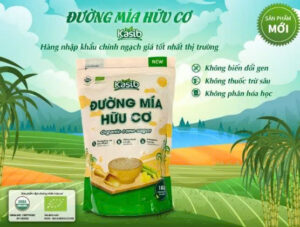 ĐƯỜNG VÀNG HỮU CƠ TỪ MẬT MÍA KASIB - Túi 1kg