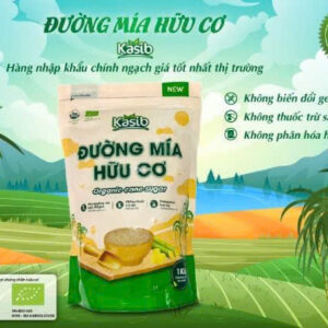 ĐƯỜNG VÀNG HỮU CƠ TỪ MẬT MÍA KASIB - Túi 1kg