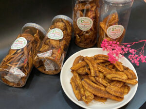 Chuối sấy mè gừng thơm ngon 280gr