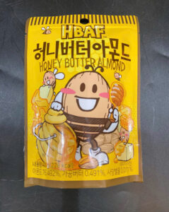 Hạnh Nhân Tẩm Bơ Mật Ong HBAF Hàn Quốc Gói 40g