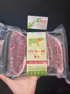 Lõi Vai Bò Canada Nhập Khẩu - khay 500g