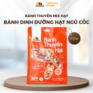 Bánh Thuyền Hạt Dinh Dưỡng Oh Smile Nuts - Túi 100g