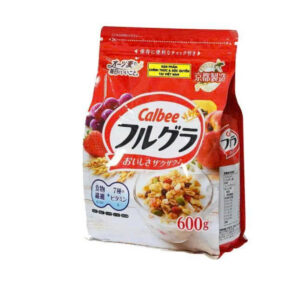 Ngũ cốc trái cây Calbee đỏ Nhật Bản - Nhập khẩu chính ngạch - gói 600g