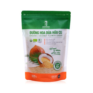 Đường Mật Hoa Dừa Hữu Cơ Sokfarm - Túi 300g