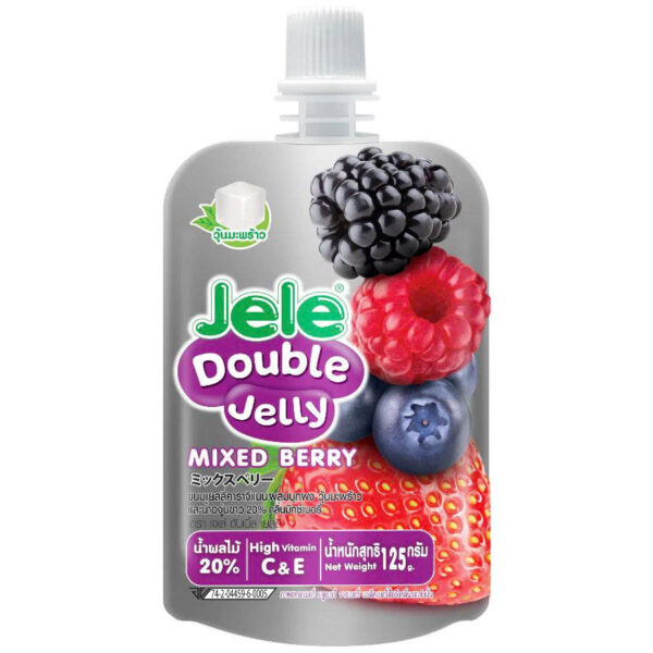 Thạch Trái Cây Jele Double Jelly Hương Mixed Berry - Gói 125g