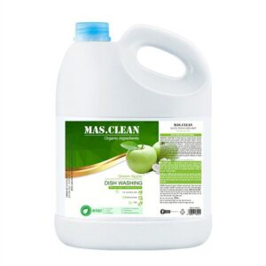 Nước rửa chén hữu cơ Mas.Clean hương Táo 3.8L