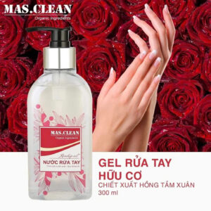 Nước Rửa Tay Mas.Clean Hữu Cơ Hương Nụ Tầm Xuân - Chai 300ml