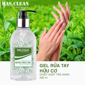 Nước Rửa Tay Mas.Clean Hữu Cơ Hương Trà Xanh - Chai 300ml