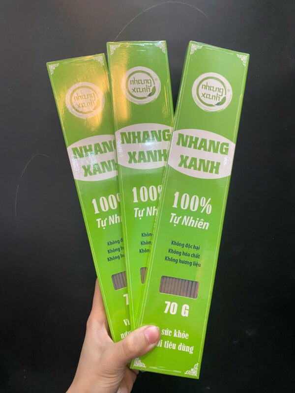 Nhang Trầm Hương Nhang Xanh 30cm - Hộp 70g