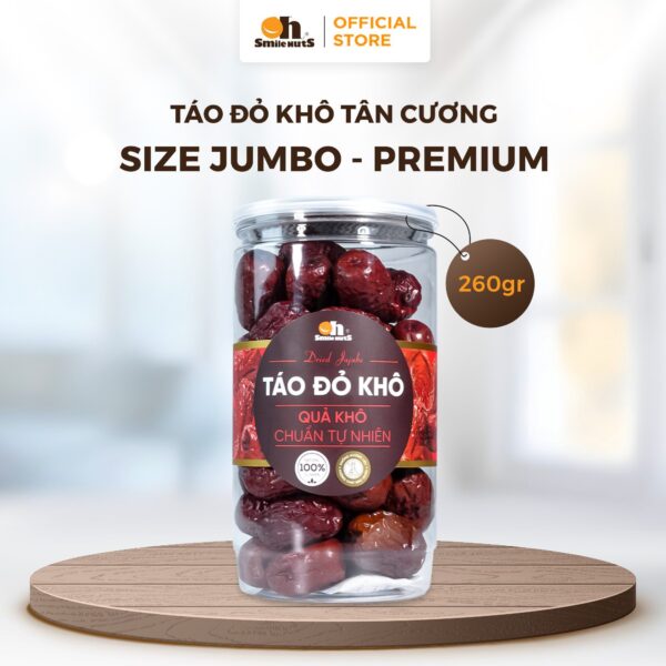 Táo Đỏ Khô Tân Cương Oh Smile 260g – Thức Ăn Chất Lượng – Food