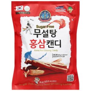 Kẹo hồng sâm không đường 365 Hàn quốc  - Gói 500g