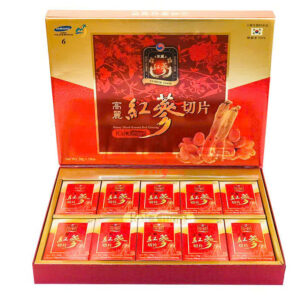 Hồng sâm lát tẩm mật ong Sambok Hộp (10 gói x 20g)
