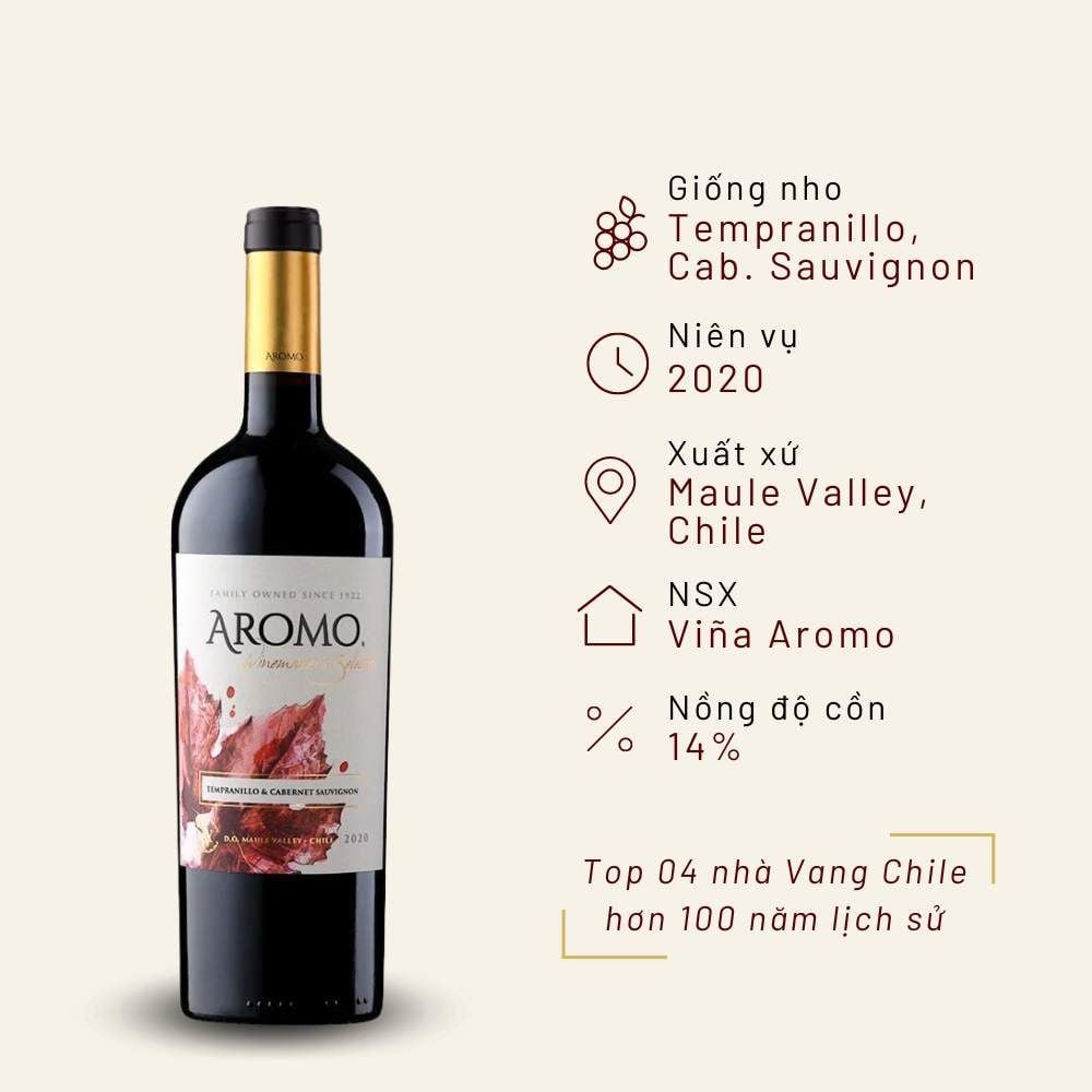 Rượu vang đỏ Chile Winemakers Selection Tempranillo & Cabernet Sauvignon 14% Maule Valley 2020