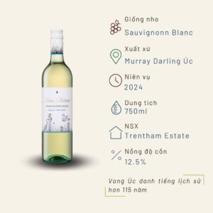 Rượu vang trắng Úc River Retreat Sauvignon Blanc 12.5% Murray Darling 2024