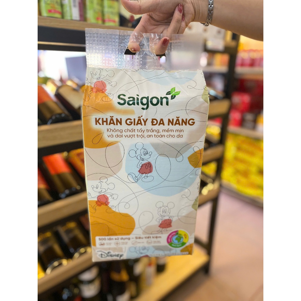 Giấy Rút Đa Năng Sài Gòn (Gói 500 Tờ)